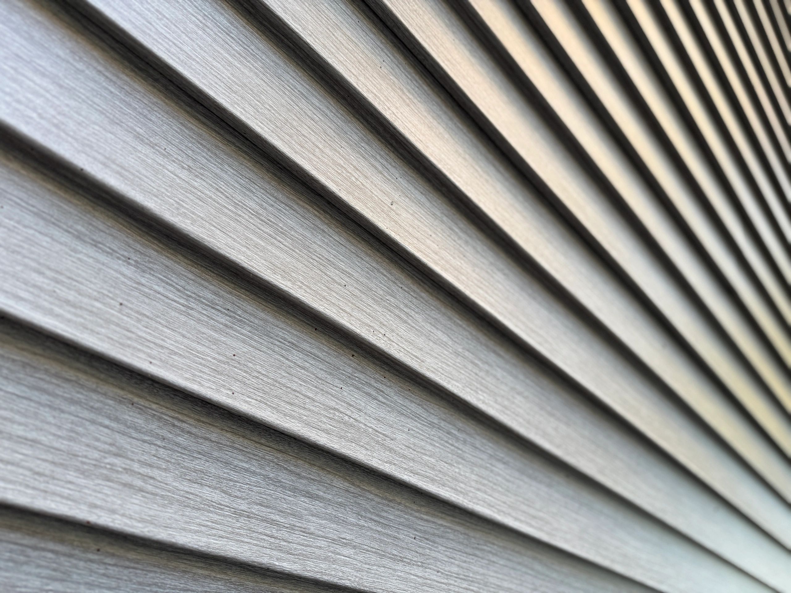 Home exterior with vinyl siding